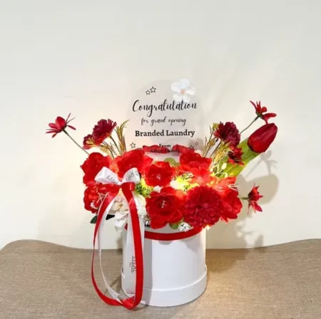 Bloom Box Akrilik Ucapan Grand Opening Pesawaran